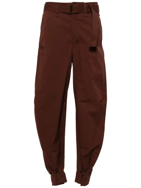 LEMAIRE tapered-leg cotton trousers