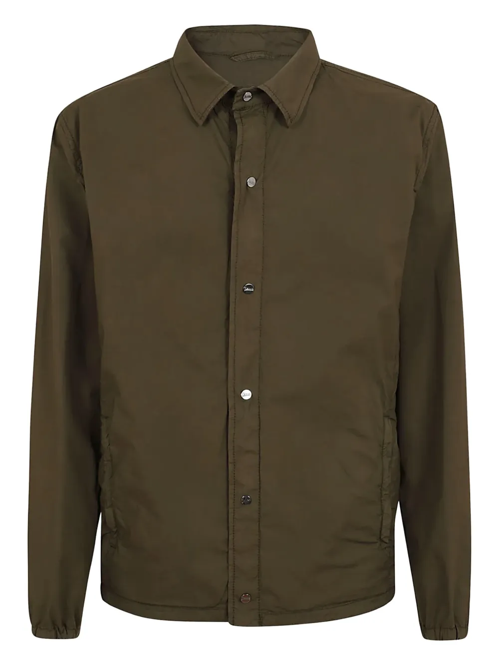 Herno press-stud fastening shirt jacket | Green | Image 1
