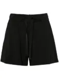 Moncler logo-patch track shorts - Black