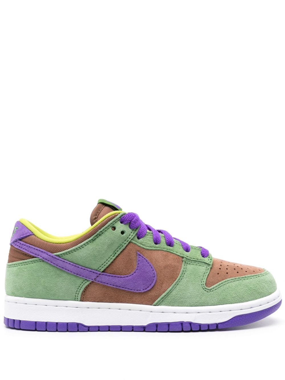 Nike Dunk Panelled Sneakers In Green