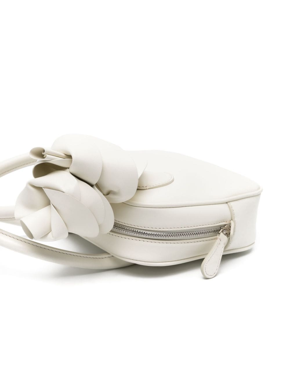 Shop Magda Butrym Brigitte Leather Tote Bag In White