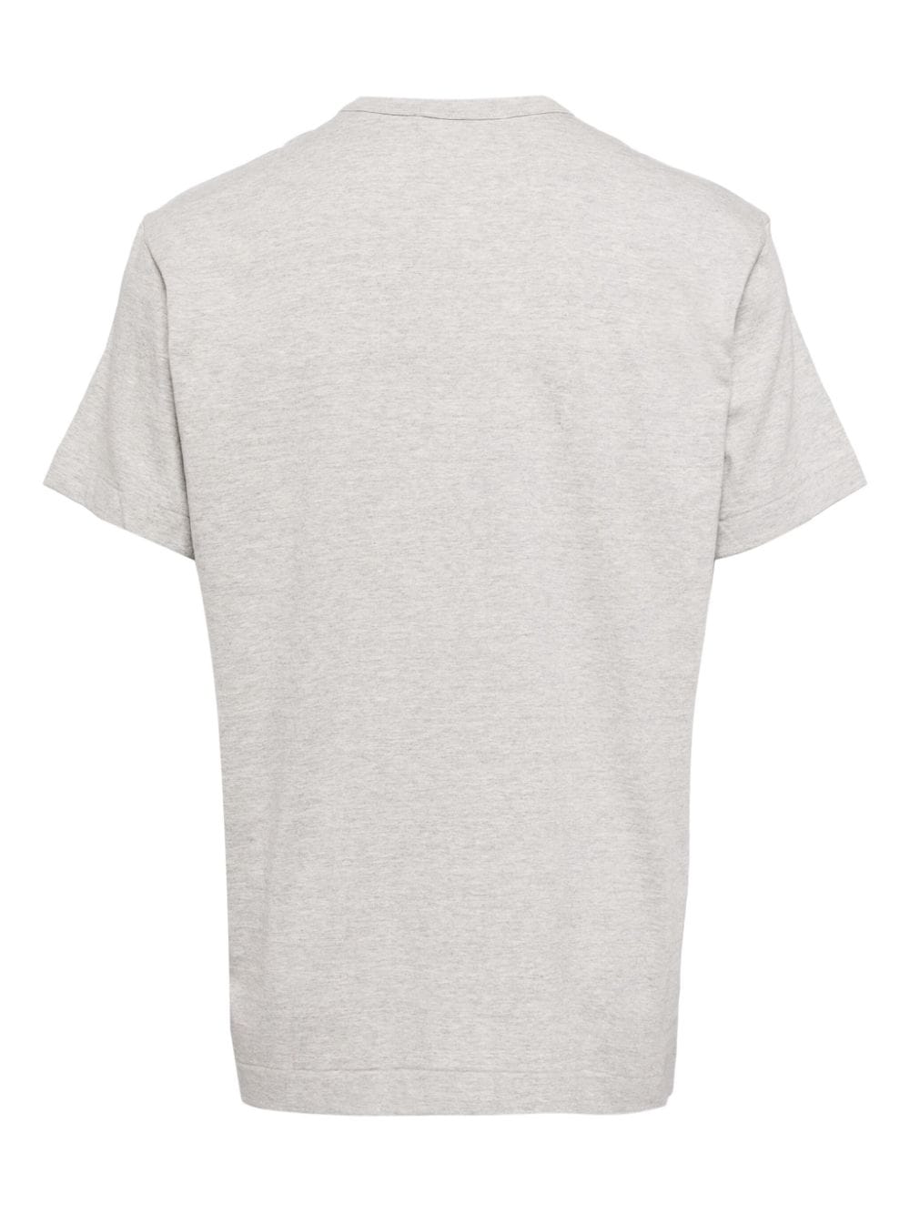 Shop Comme Des Garçons Homme Deux Graphic-print Cotton T-shirt In Grey