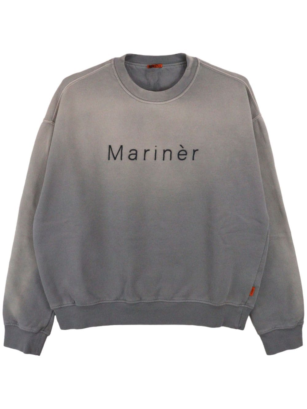 Barena Venezia Fusta Mote Cotton Sweatshirt In Gray