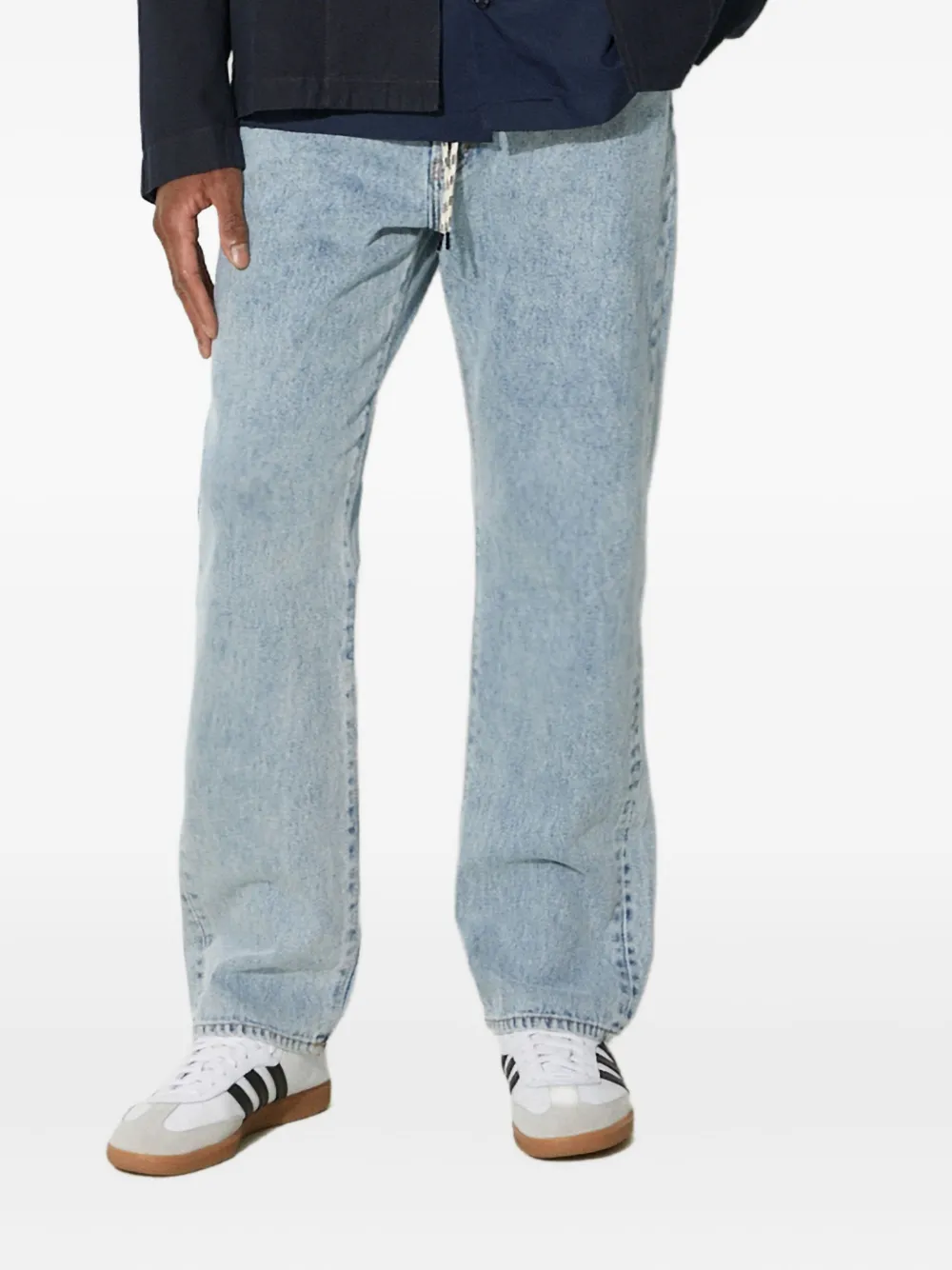 Aries embroidered-logo jeans | Blue | Image 1