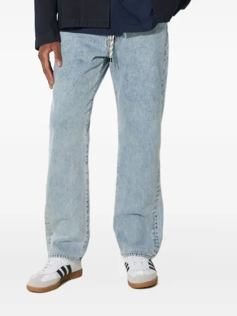 Aries embroidered-logo jeans