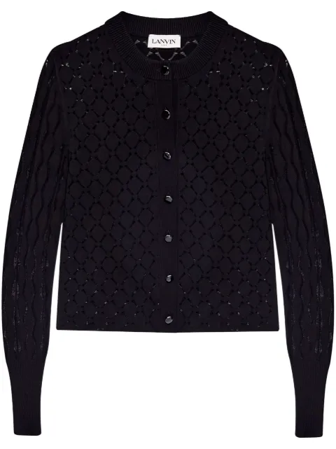 Lanvin openwork cardigan 