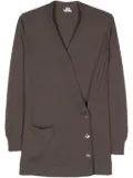 Hermès Pre-Owned 2010s fine-knit cardigan - Brown