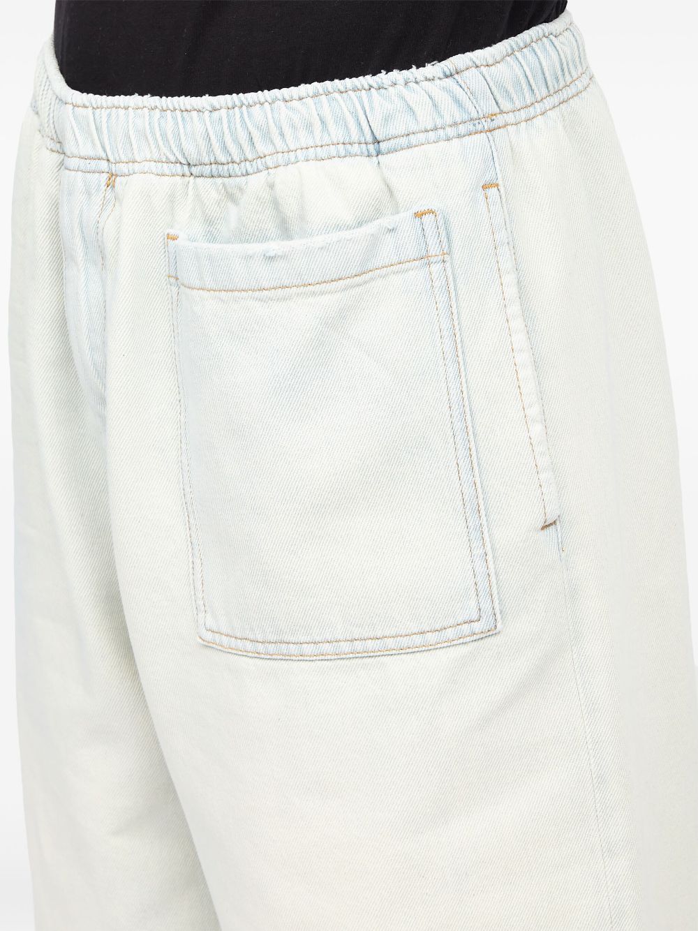 MM6 Maison Margiela elasticated-waist denim shorts Men