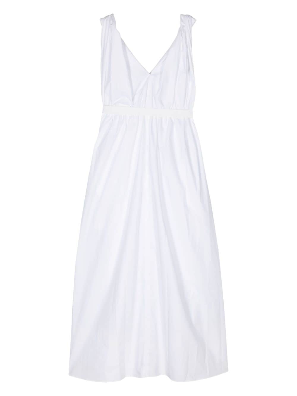 Shop Sofie D'hoore Diabolo Belted Maxi Dress In White