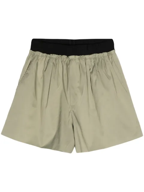 b+ab shorts con efecto plisado