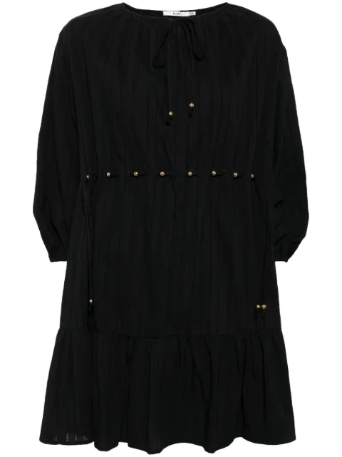 b+ab bead-embellished cotton dress 