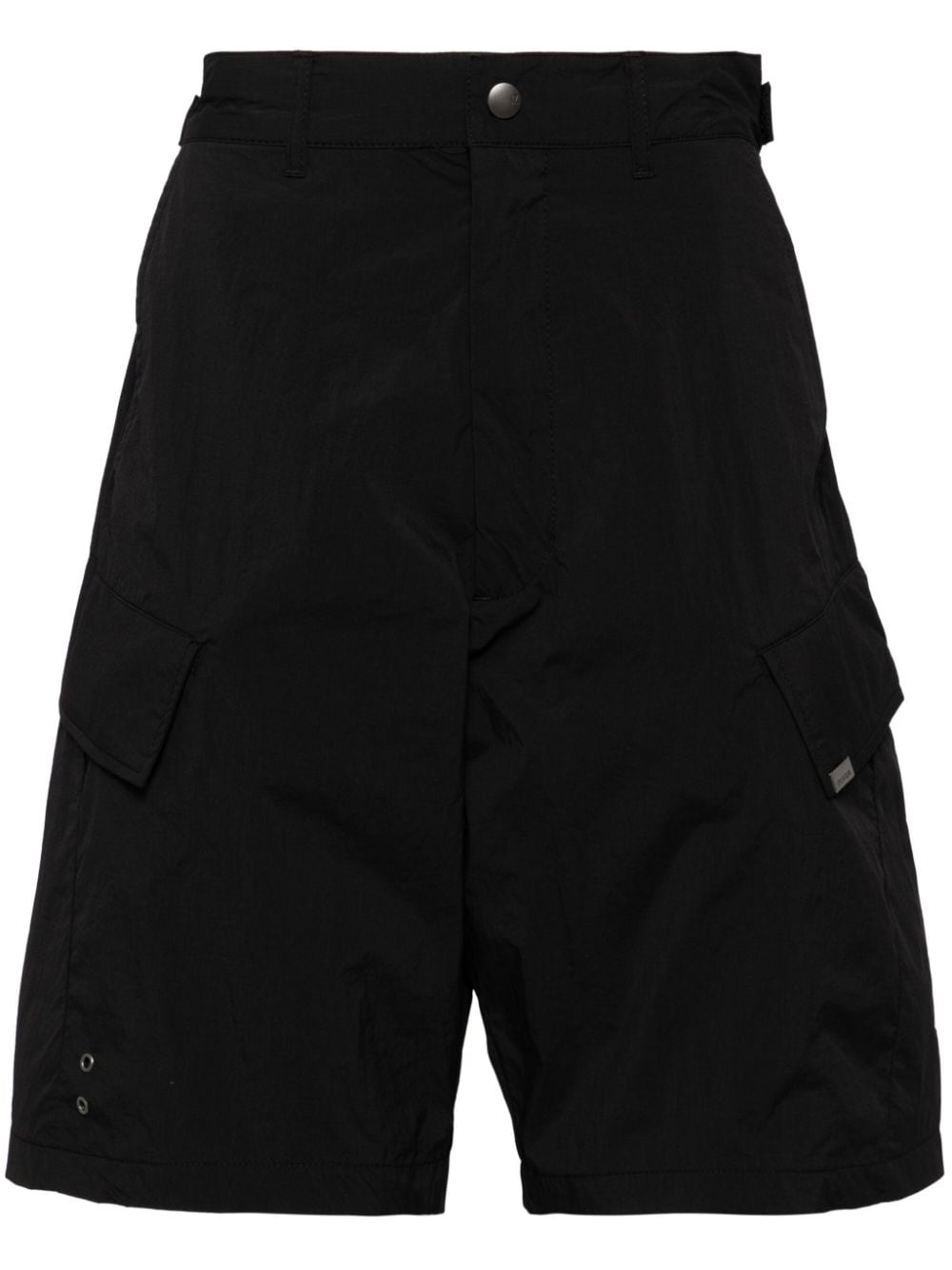 Izzue Straigh-leg Cargo Shorts In Black