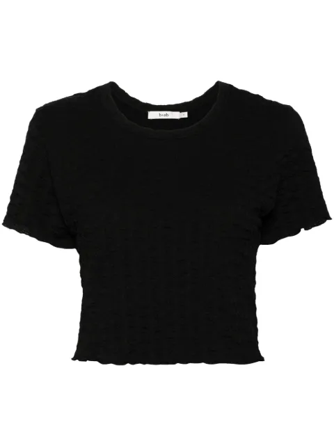 b+ab textured cropped top