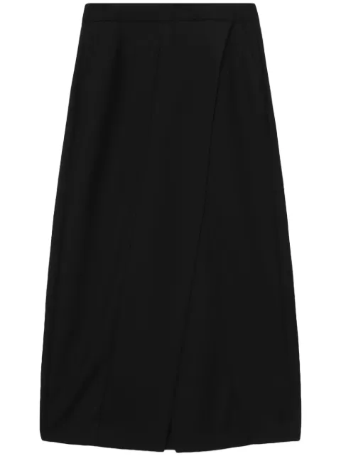 b+ab wrap A-line maxi skirt