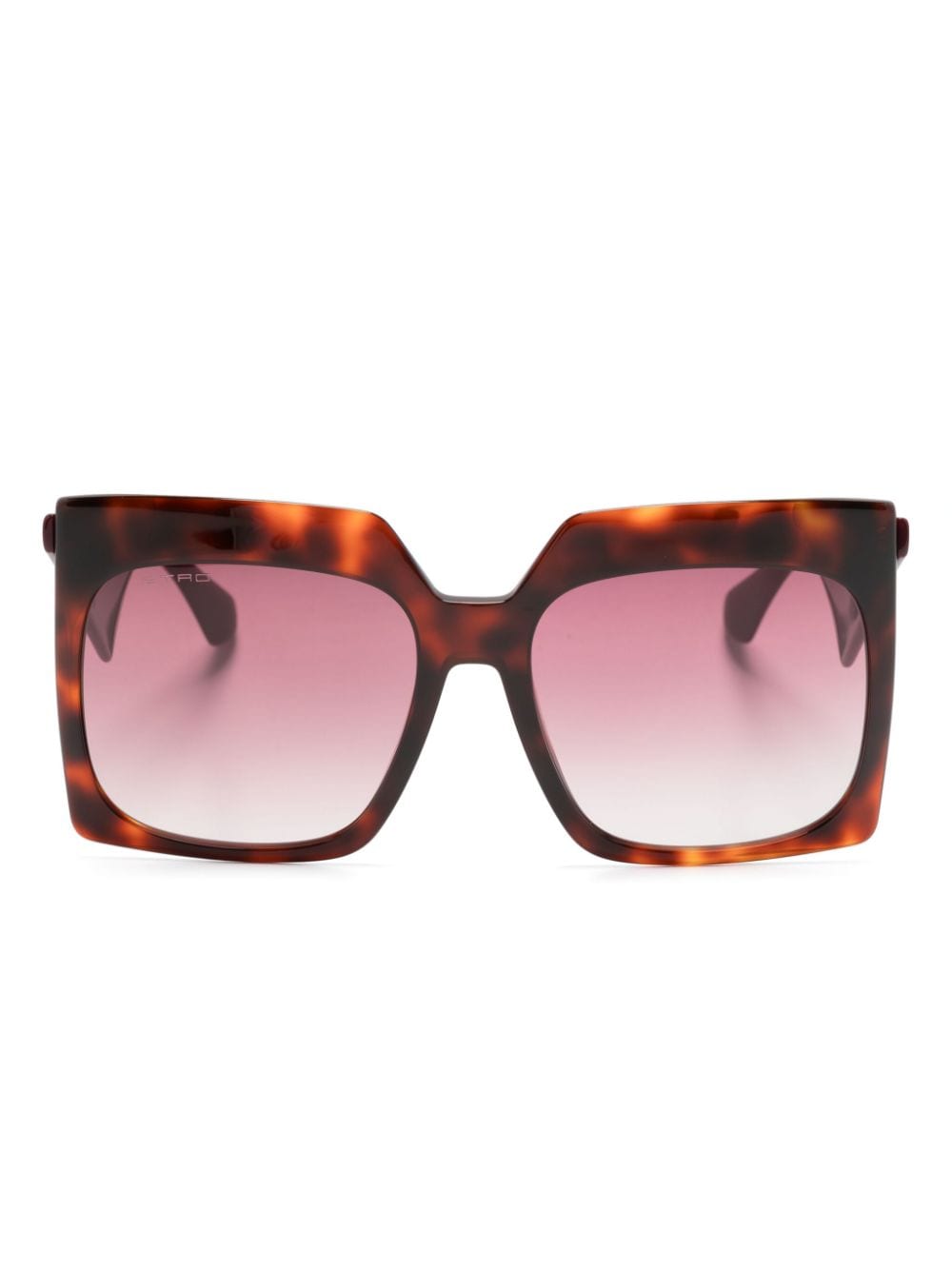 ETRO oversize square-frame sunglasses - Braun