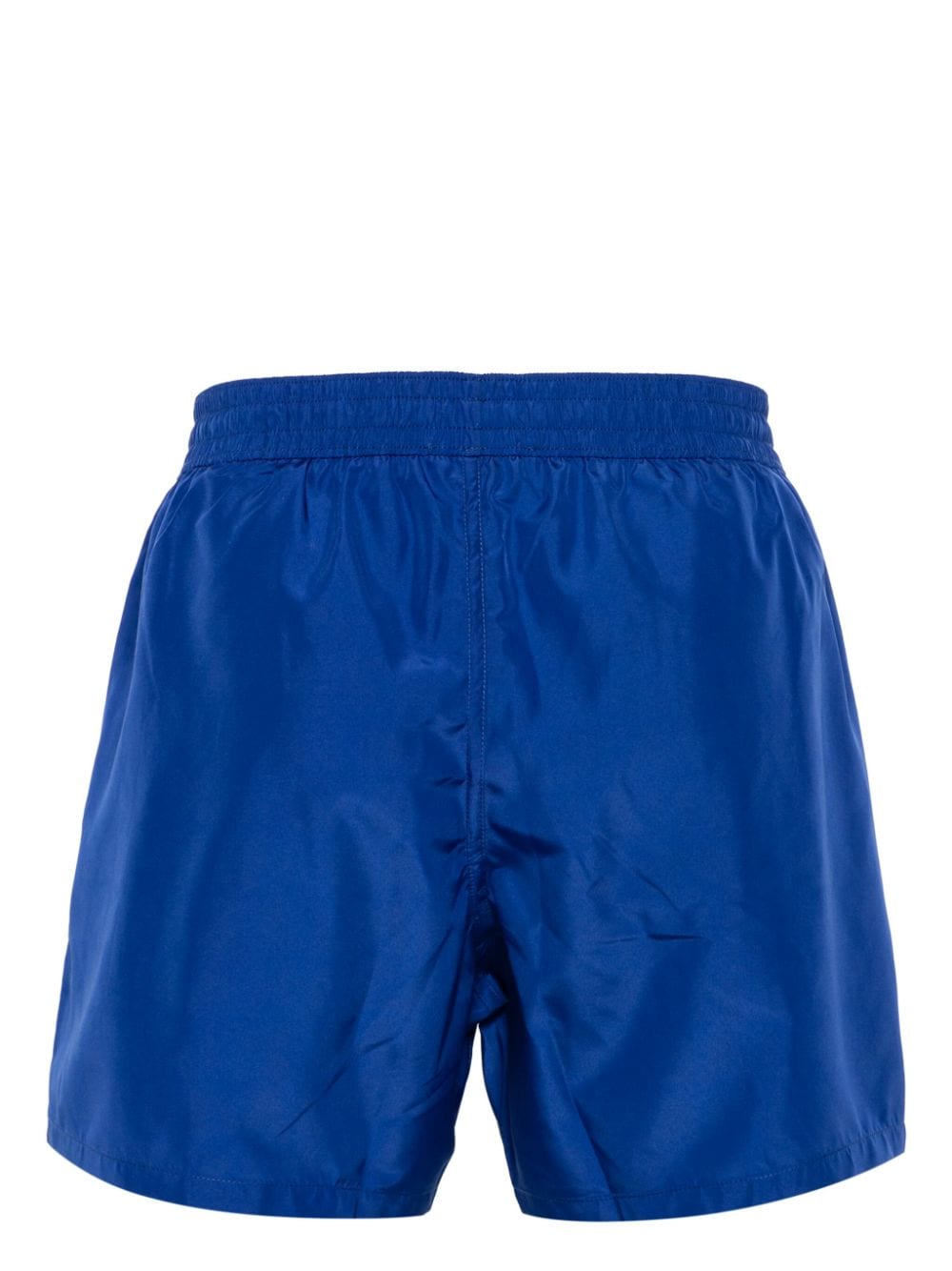 Balmain logo-tape swim shorts Blauw
