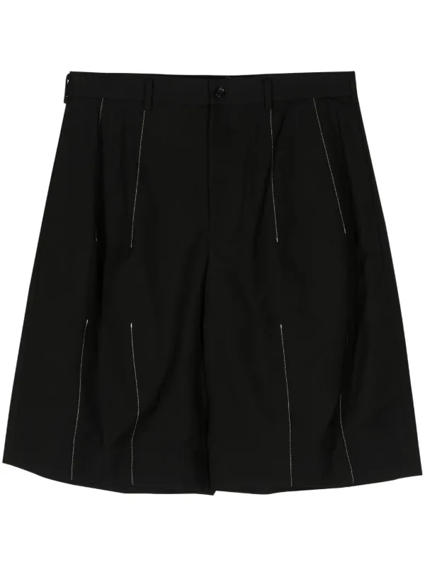 COMME des GARCONS ショートパンツ　ブラック Black Comme Des Garçons バックル ショートパンツ | ブラック