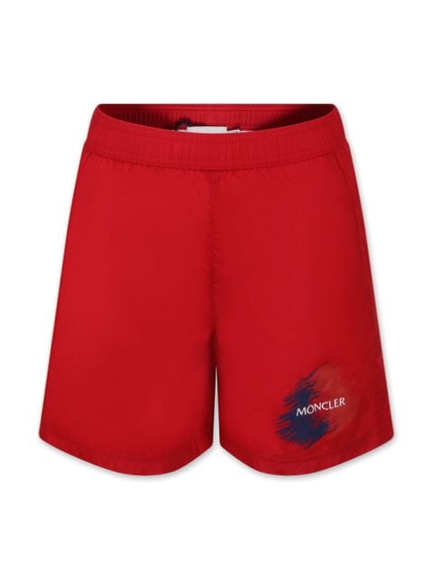 Moncler Enfant logo-print swim shorts