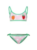 MC2 Saint Barth Kids polka-dot bikini set - Pink