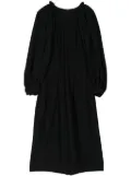 Comme Des Garçons Comme Des Garçons Crease Effect Midi Dress - Black