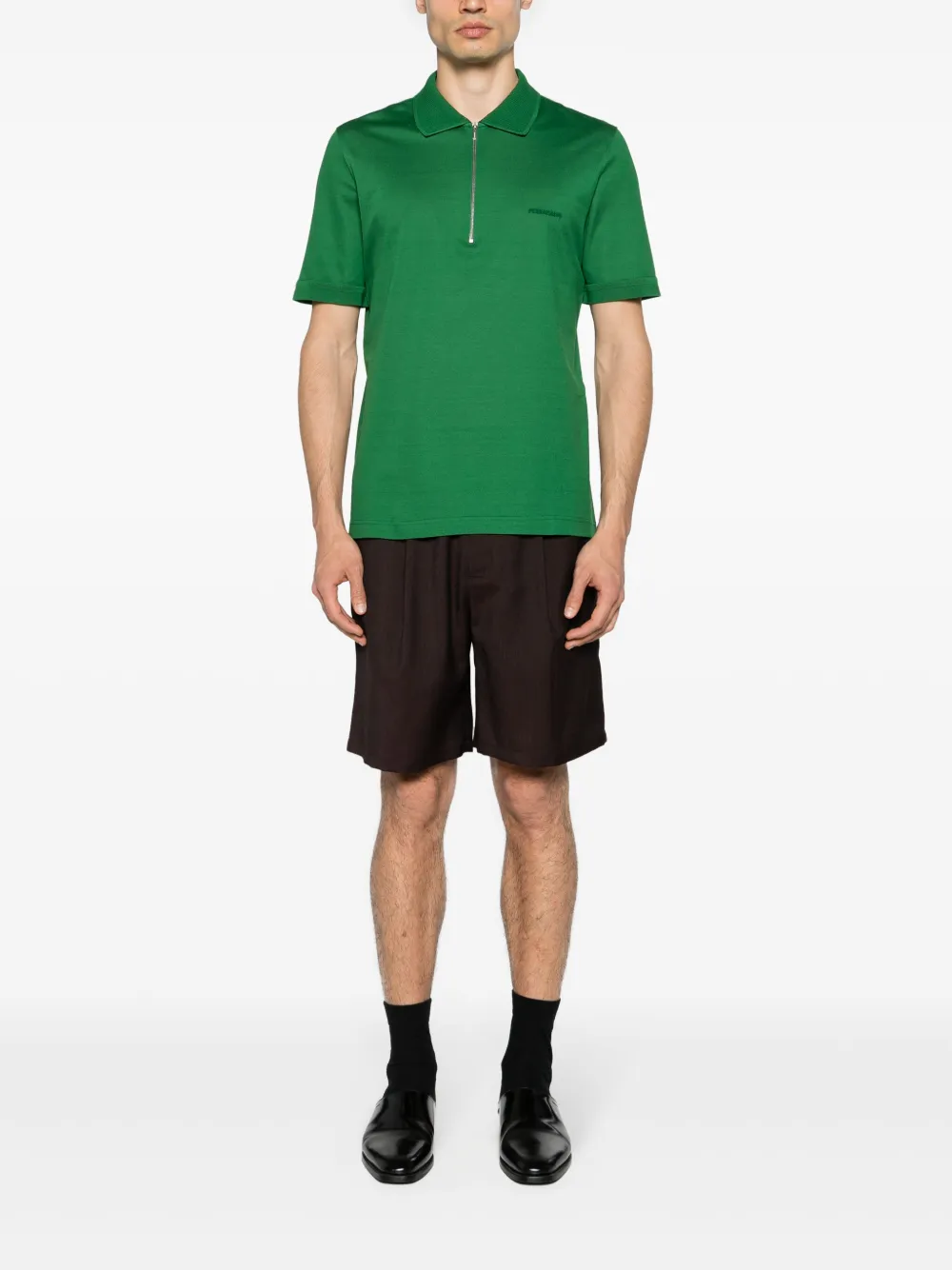 Low Brand Tokyo wollen bermuda shorts - Bruin