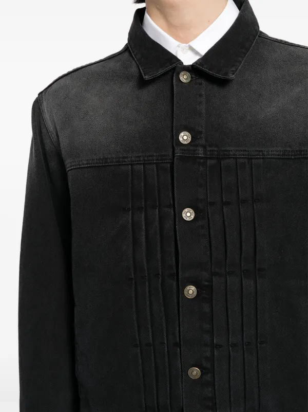 424 logo-patch Denim Jacket | Grey | FARFETCH JO