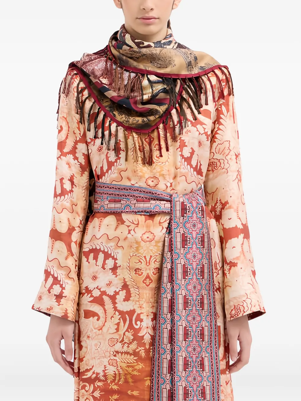 Pierre-louis Mascia Aloeuw Scarf In Multi
