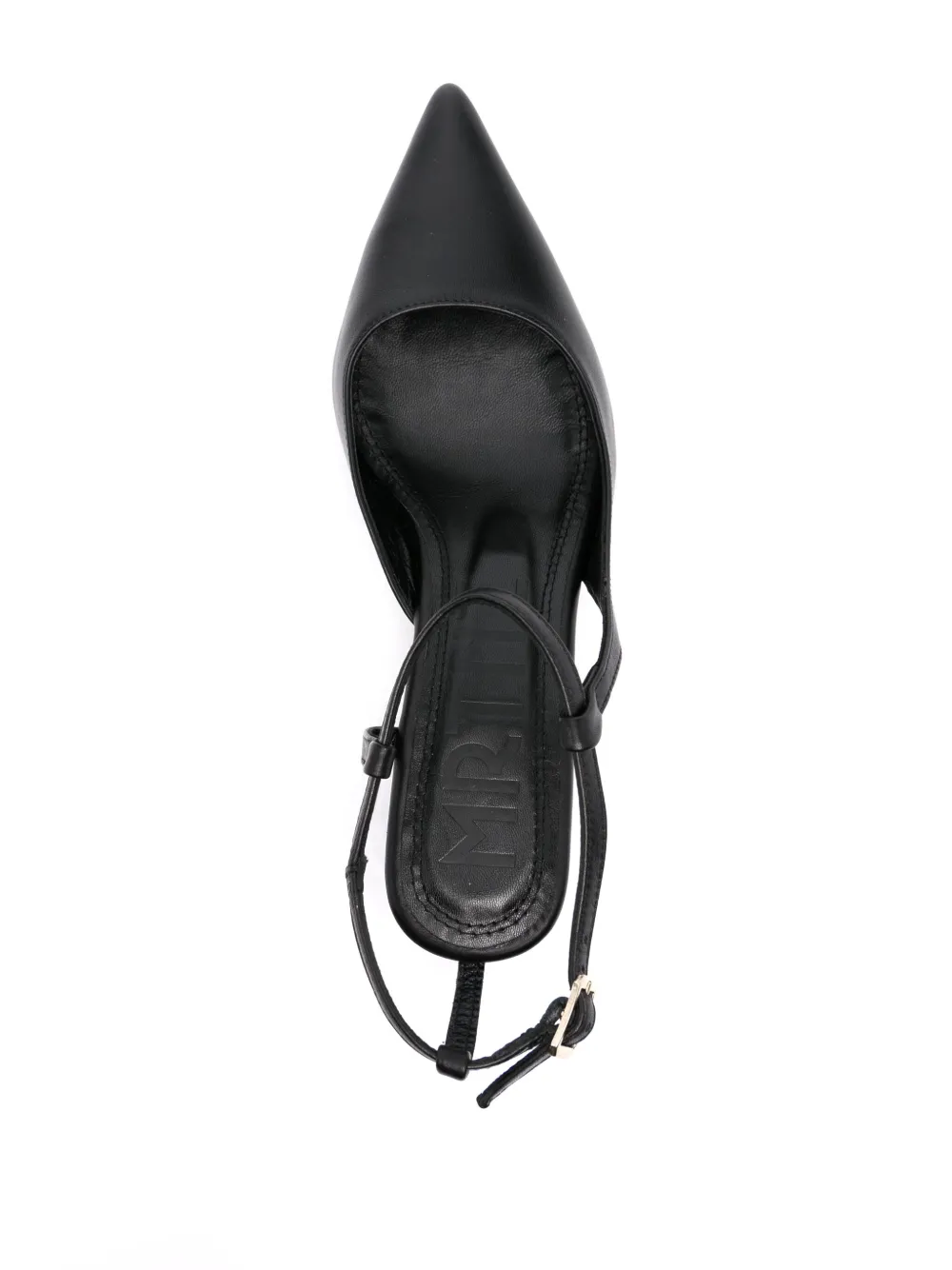 Souliers Martinez 55mm Ivone Leather Pumps In Black