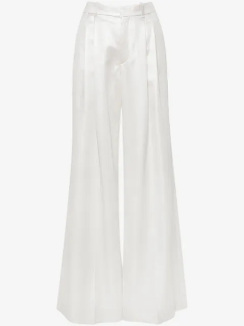 Chloé wide-leg silk trousers