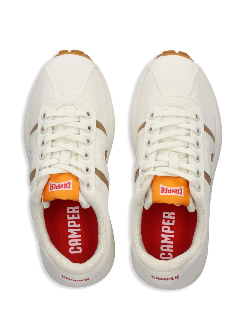 Shop Camper Pelotas Athens Panelled Sneakers In White