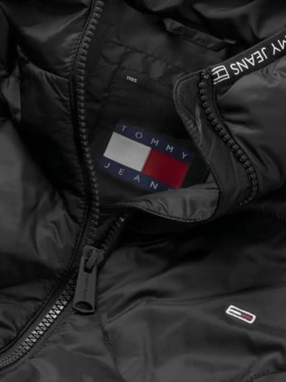 Tommy Hilfiger Donsjack Zwart