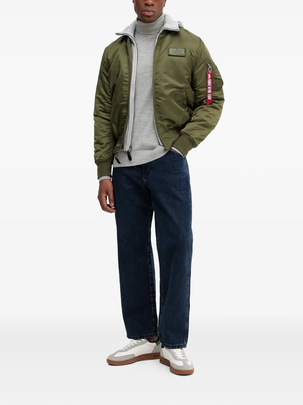 Alpha Industries zip bomber jacket | Bomber Jackets | Image 2