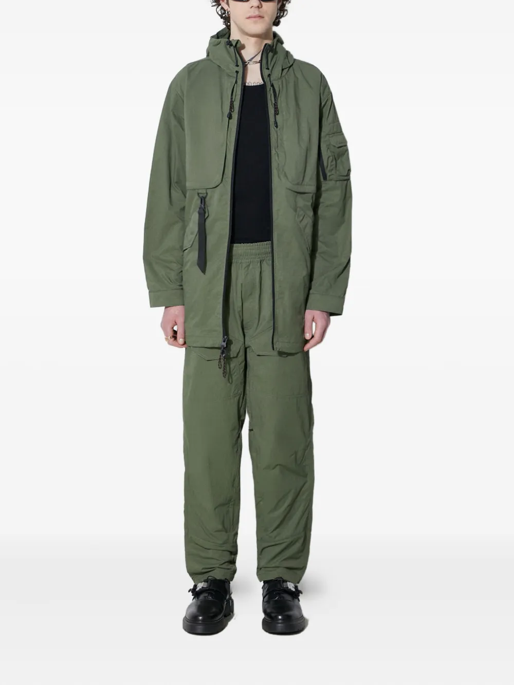 Alpha Industries Broek met toelopende pijpen - Groen