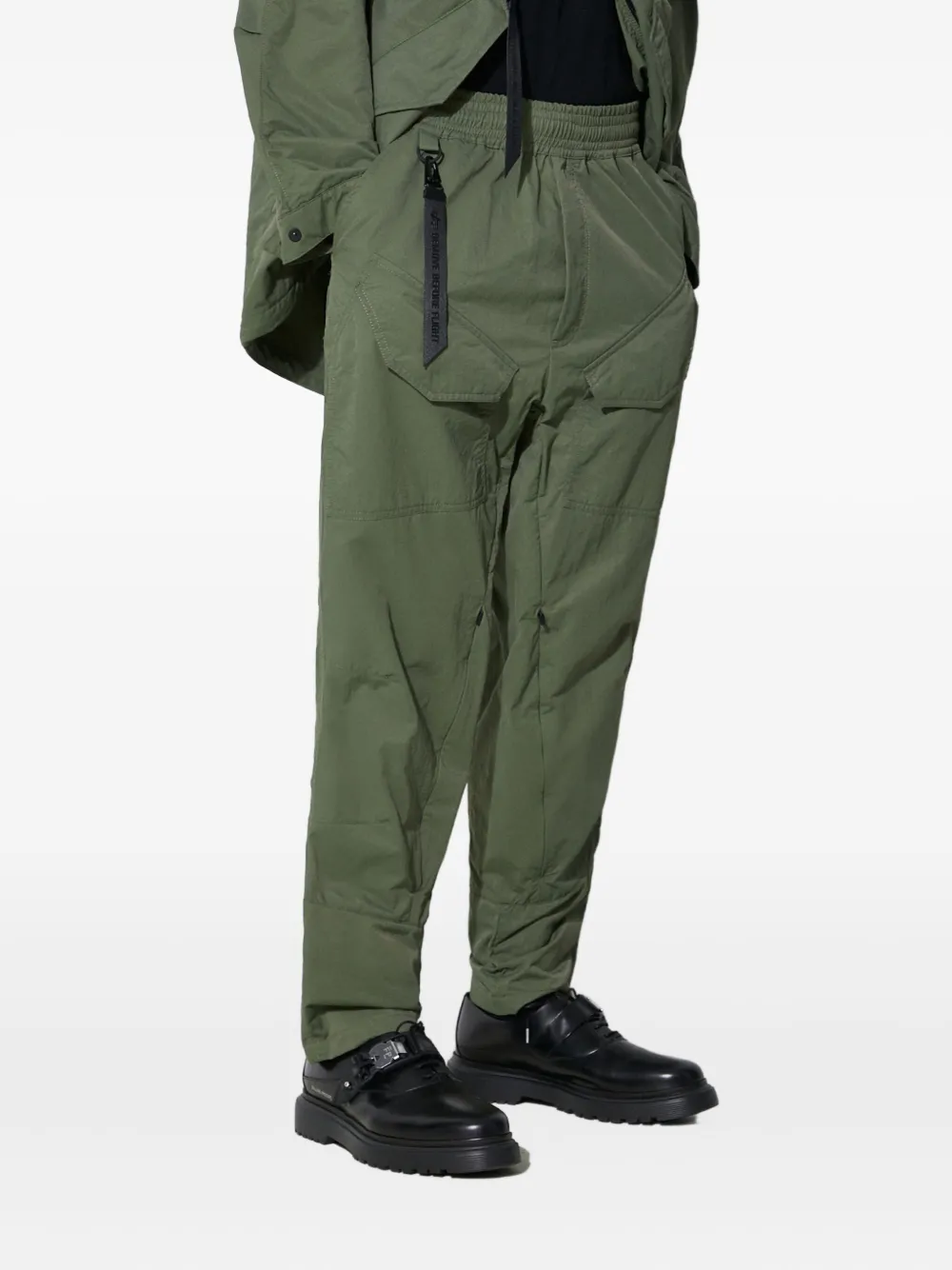 Alpha Industries Broek met toelopende pijpen Groen