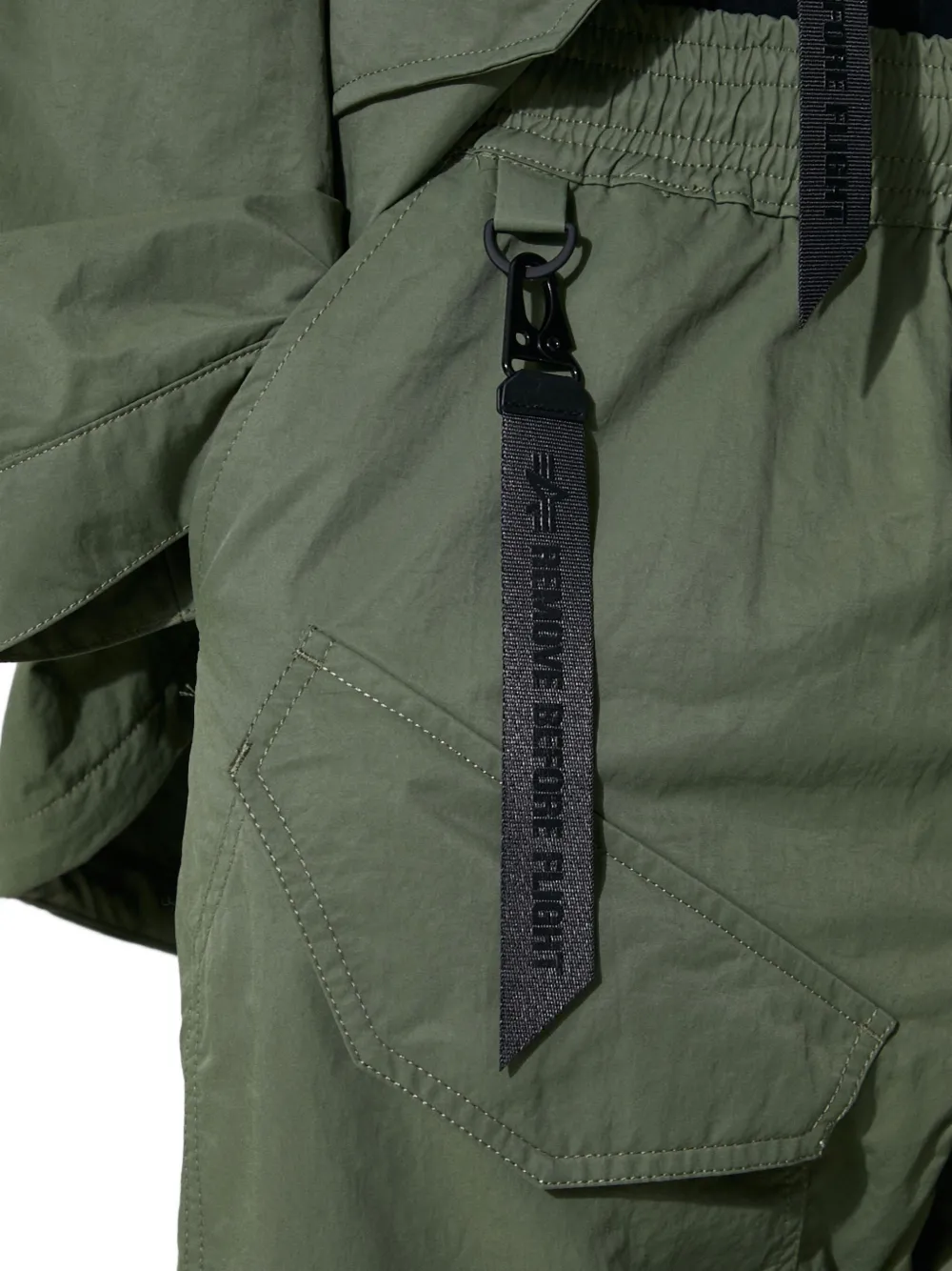 Alpha Industries Broek met toelopende pijpen Groen