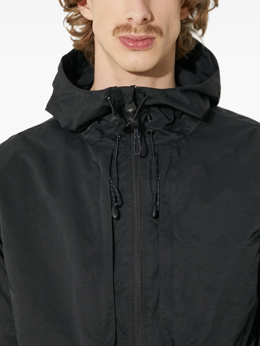 Alpha Industries Jack met capuchon en zak Zwart