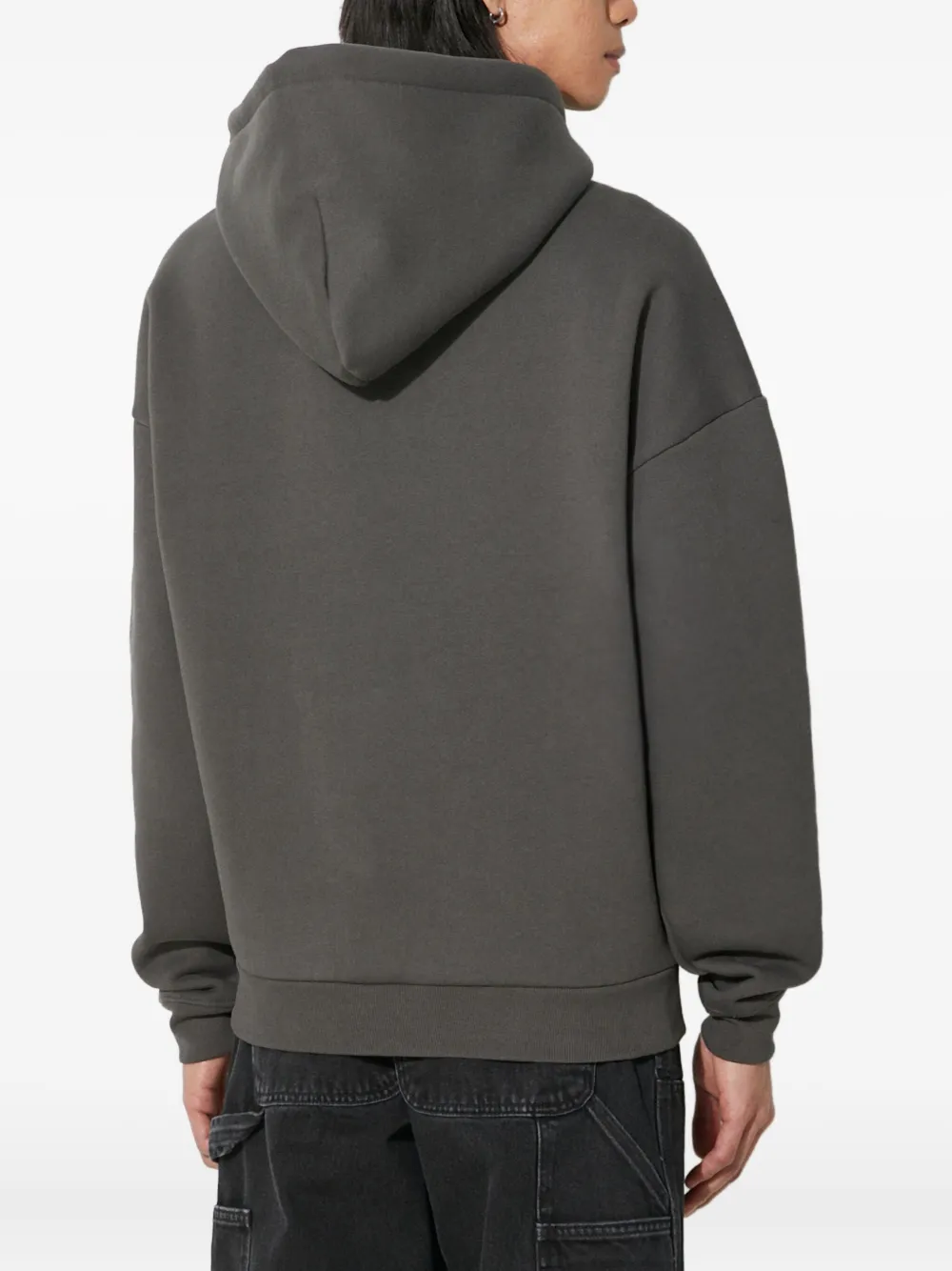 Alpha Industries Sleeve-logo Hoodie In Gray