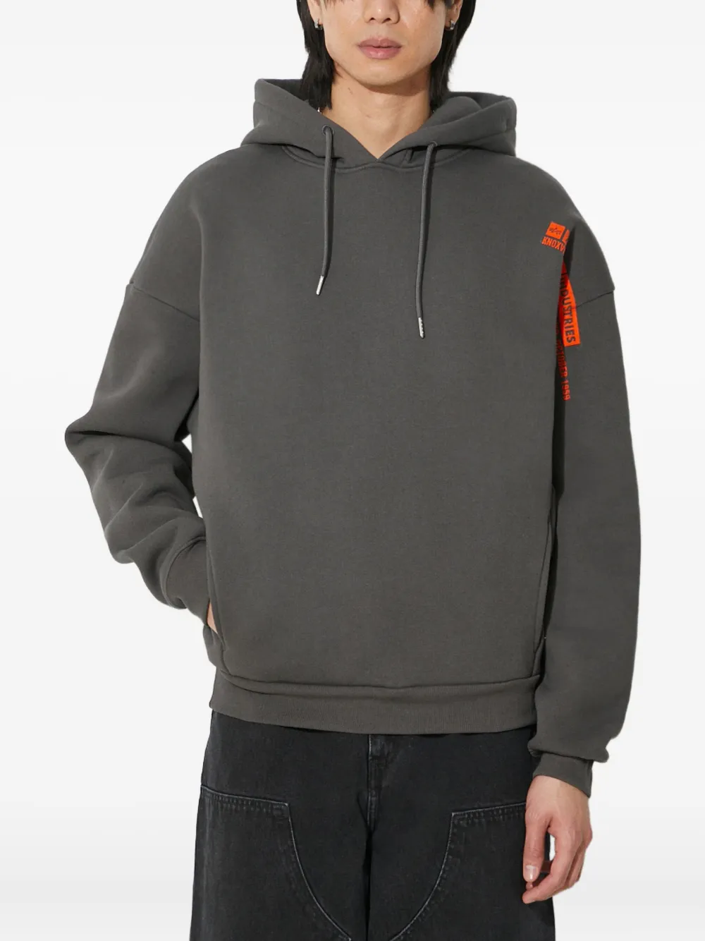 Alpha Industries sleeve-logo hoodie | Grey | Image 1