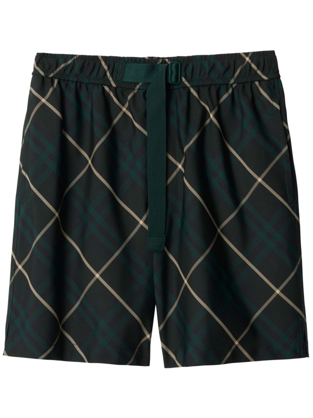 Burberry Vintage check bermuda shorts Groen