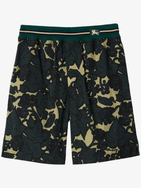 Burberry bermudas con estampado floral
