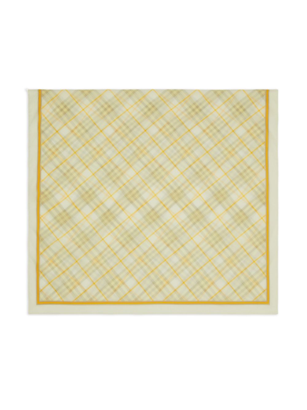 Burberry checked cotton scarf Men