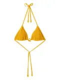 Burberry chain-detail bikini top - Yellow