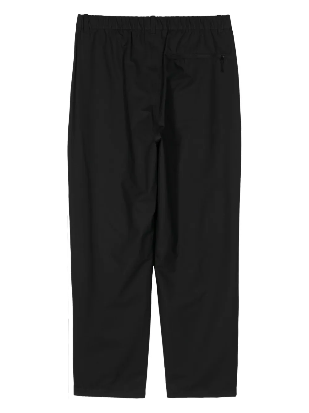 Shop Goldwin Mid-rise Straight-leg Trousers In Black