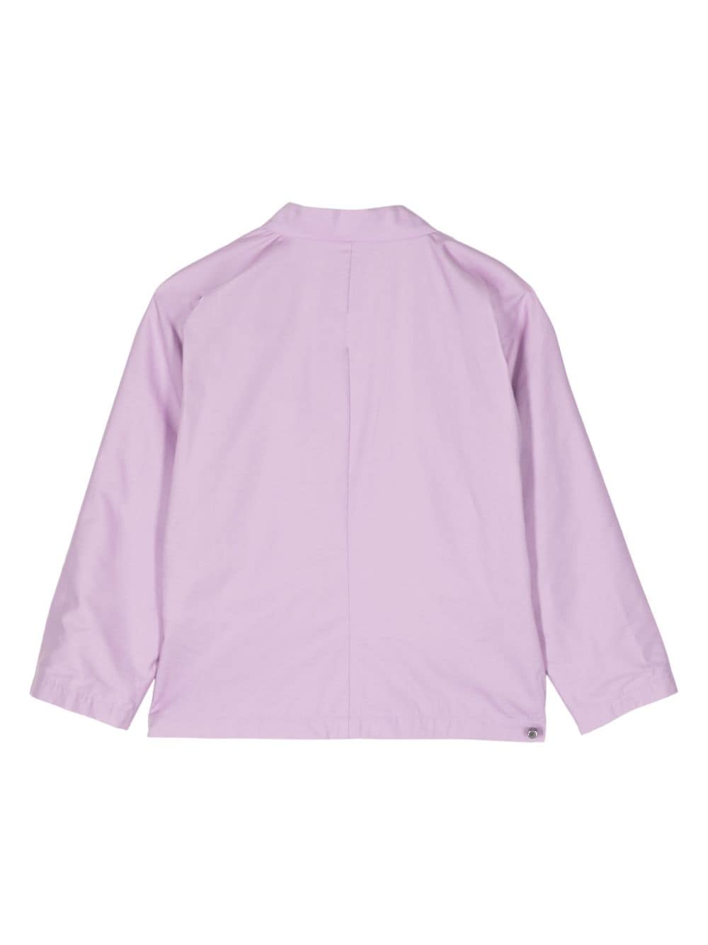 Shop Comme Des Garçons Comme Des Garçons Long-sleeve Shirt Jacket In Purple