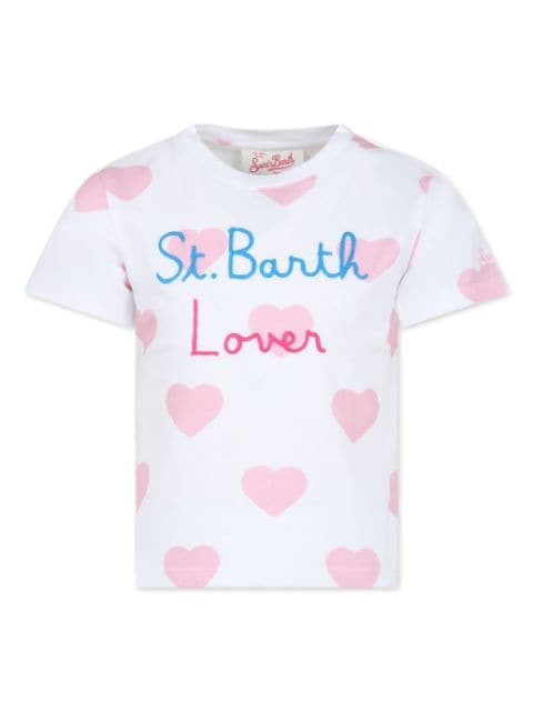 MC2 Saint Barth Kids Lover T-Shirt aus Baumwolle