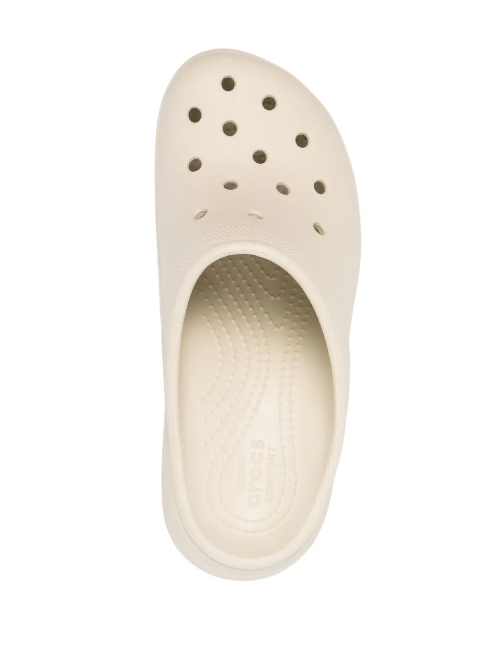 Crocs Siren Clog Rubber Mules With Heel In Neutral