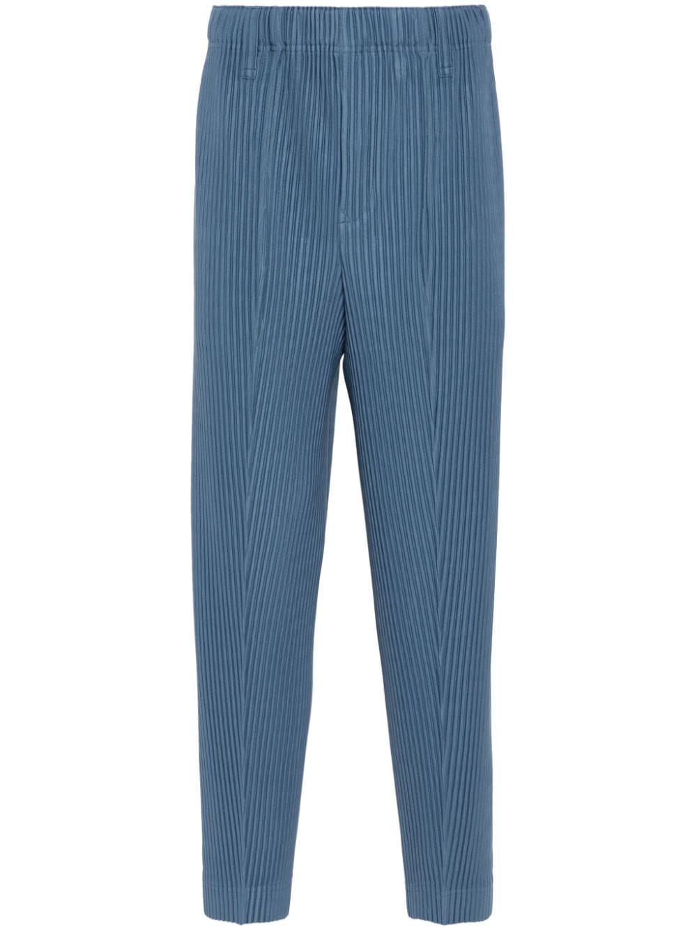 Issey Miyake Compleat Pleated Trousers In Blue
