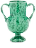 Cabana Amphora glazed-finish vase (13cm) - Green