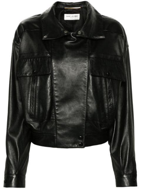 Saint Laurent zip-up leather jacket
