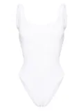 Hunza G low-back textured swimsuit - White